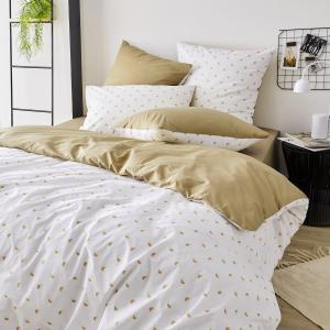 Housse de couette en Percale Moka 200x200 cm cm
