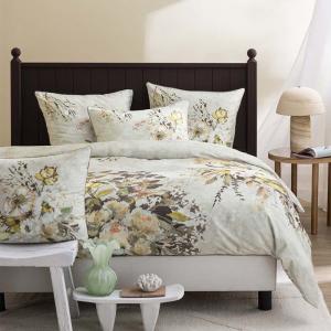 Housse de couette en satin de coton multicolore 200x200cm