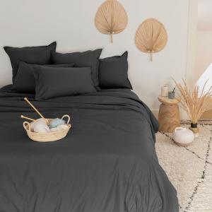 Housse de couette   gris 140 x 200 cm