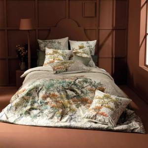 Housse de couette lavé percale de coton multicolore 240x220…