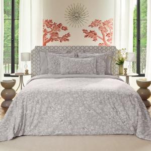 Housse de couette percale marron 260x240 cm