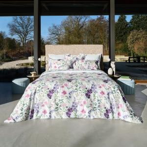 Housse de couette percale violet 260x240 cm