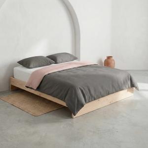 Housse de couette revérsible en 100% coton 220x220 cm   2(4…