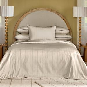 Housse de couette satin beige 280x240 cm