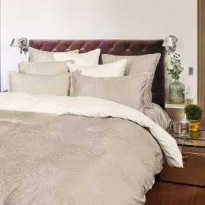 Housse de couette  satin de coton 120 fils/cm² beige 200x20…