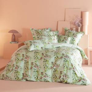 Housse de couette  satin de coton 120 fils/cm² vert 200x200