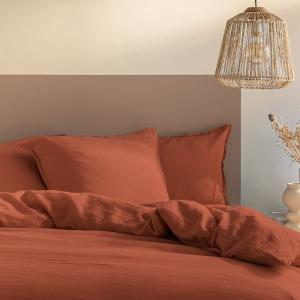 Housse de couette unie en lin Sienne 240x220cm