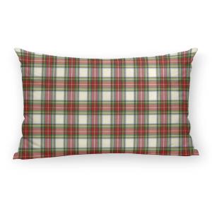 Housse de coussin 100% coton noël à carreaux multicolores 3…