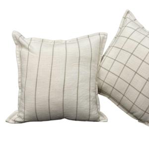 Housse de coussin 100% coton rayures et carreaux lourmarin…