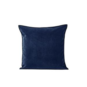 Housse de coussin 40x40 cm Bleu nuit et bourdon noir