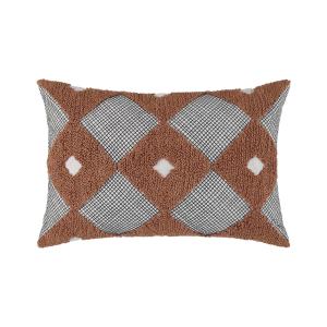 Housse de coussin 40x60 cm Naturel et havane