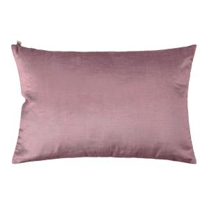 Housse de coussin 40x60 cm Vieux rose et taupe