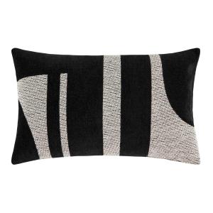 Housse de coussin 45x70 cm Noir