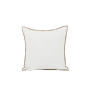 Housse de coussin à  en 100% coton et point de bourdon cont…