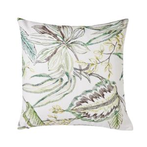 Housse de coussin à  en Coton imprimé d'un motif végétal Ve…