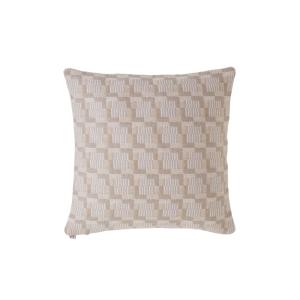 Housse de coussin à  en Jacquard graphique laine et coton B…