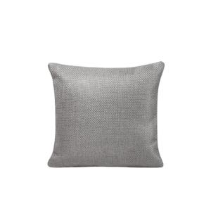 Housse de coussin à  en Tissage toile à l'effet satiné Gris…