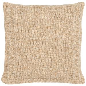 Housse de coussin aztèque aspect jute 50x50