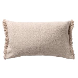 Housse de coussin beige 30x50 cm