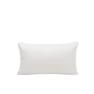 Housse de coussin blanc 28x47 cm