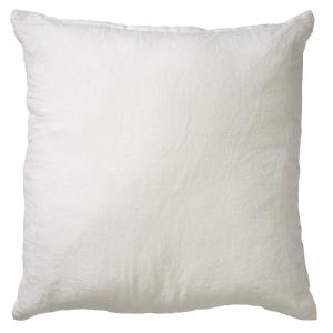 Housse de coussin blanc en laine-45x45 cm uni
