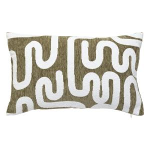 Housse de coussin Blanc polyester 30 x 50cm