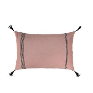 Housse de coussin coton 60x40 rouge tomette