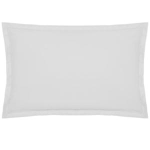 Housse de coussin coton blanc 50x70cm