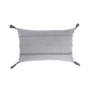 Housse de coussin coton denim 50x30