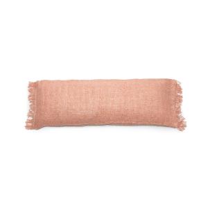 Housse de coussin Coton Rose 35x100x10cm