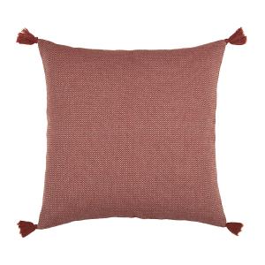 Housse de coussin coton tomette 50x50