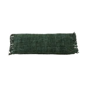 Housse de coussin Coton Vert 35x100x10cm
