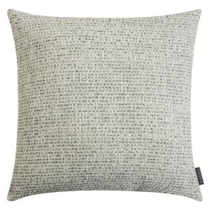 Housse de coussin effet tweed menthe 60x60