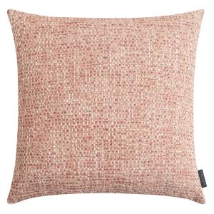 Housse de coussin effet tweed rose 60x60