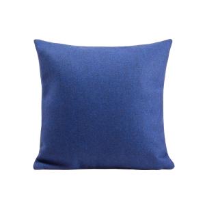 Housse de coussin en 100% laine Bleu