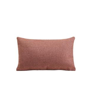 Housse de coussin en 100% laine chinée Rose