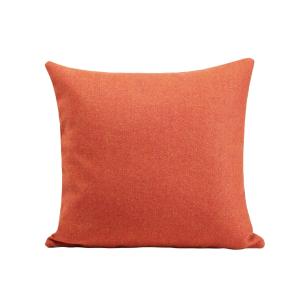 Housse de coussin en 100% laine Orange