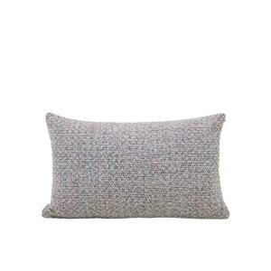 Housse de coussin en Bouclette chinée et fils colorés Multi…