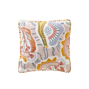 Housse de coussin en coton 200 g/m² multicolore 40x40cm