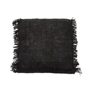 Housse de coussin en coton bleu nuit 60x60 cm