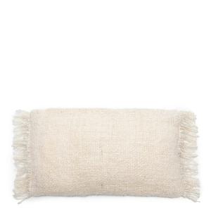 Housse de coussin en coton crème 30x50 cm