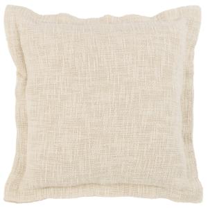 Housse de coussin en coton écru 40x40