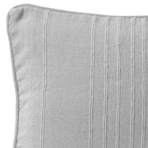 Housse de coussin en coton gris 65x65cm