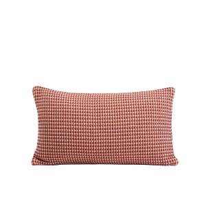 Housse de coussin en coton orange 28x47 cm