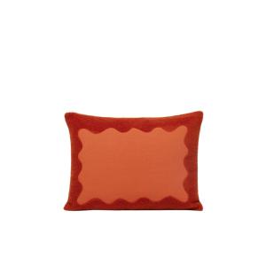 Housse de coussin en coton orange 30x40 cm