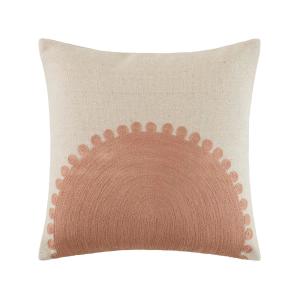 Housse de coussin en Coton rebrodé de point de chainette Na…