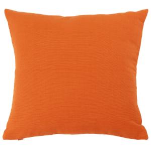 Housse de coussin en coton recyclé orange 40x40