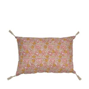 Housse de coussin en coton - Rose - 60 x 40 cm