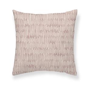 Housse de coussin en coton taupe 50x50 cm