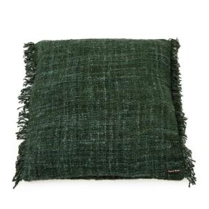 Housse de coussin en coton vert 60x60 cm